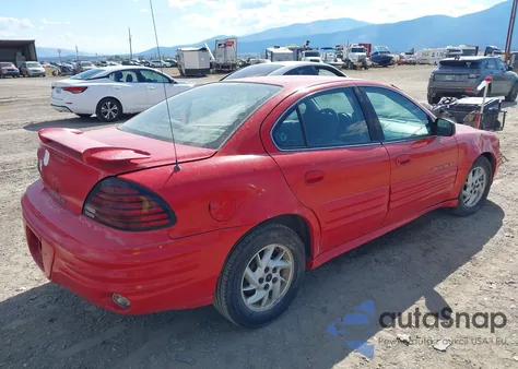 2001 Pontiac Grand Am Se1 из США, поврежденный, VIN 1G2NF52TX1M620491